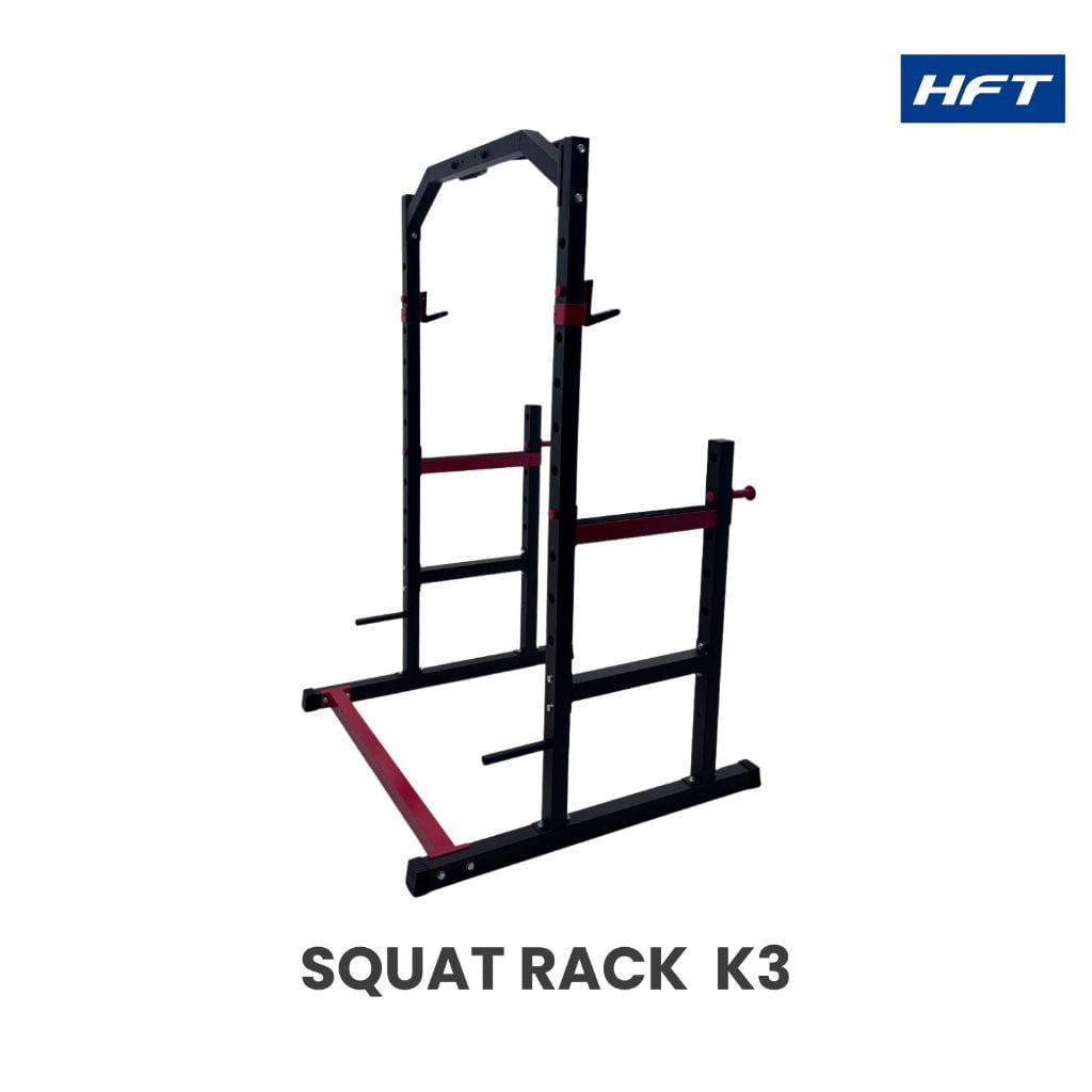 แร็ควางบาร์เบล HOMEFITTOOLS K3 ปรับระดับได้ สีดำ_4
